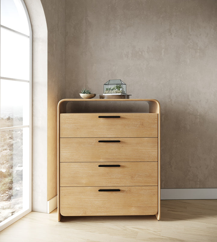 Dresden - Modern Natural Acacia Chest