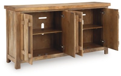 Dresor Accent Cabinet - Light Brown Accent Cabinet modern furniture Contempo Furniture