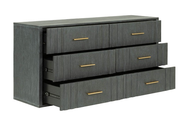 Manchester- Contemporary Dark Grey Dresser - View 2