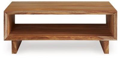 Dressonni Coffee Table - Light Brown Cocktail Table modern furniture Contempo Furniture