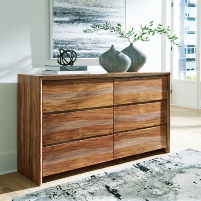 Dressonni Dresser - Light Brown Dresser modern furniture Contempo Furniture