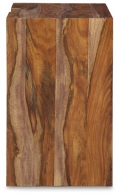 Dressonni Nightstand - Light Brown Nightstand w/ Charging Station modern furniture Contempo Furniture