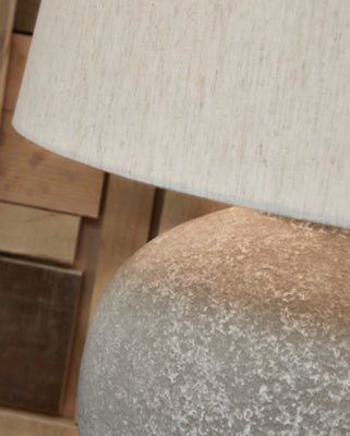 Dreward Table Lamp - Dark Gray Table Lamp modern furniture Contempo Furniture