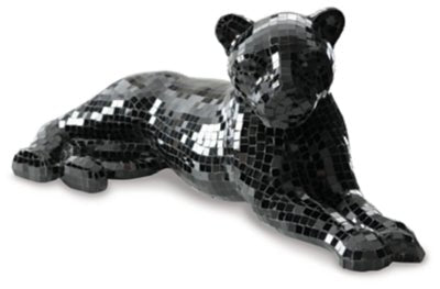 Drice Panther Sculpture - Black Sculpture &amp; Figurine modern furniture Contempo Furniture