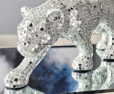 Drice Panther Sculpture - Dark Gray Sculpture &amp; Figurine modern furniture Contempo Furniture