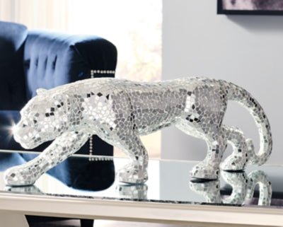 Drice Panther Sculpture - Dark Gray Sculpture & Figurine modern furniture Contempo Furniture
