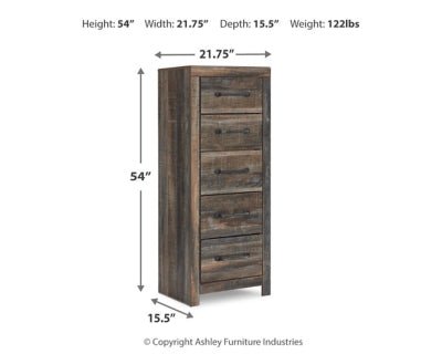Drystan Narrow Chest - Beige Accent Chest modern furniture Contempo Furniture
