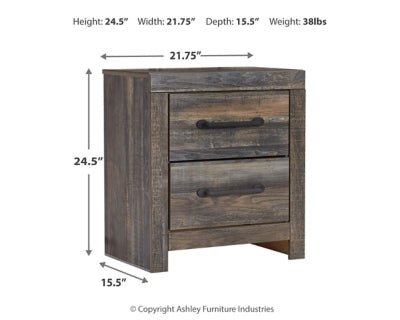 Drystan Nightstand - Beige Accent Nightstand modern furniture Contempo Furniture