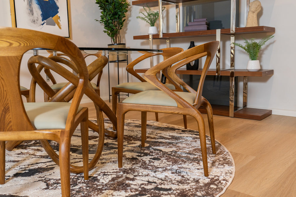 Campbell Walnut Dining Chair - View 3