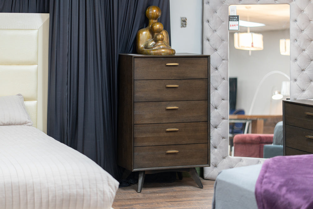 Novak Modern Dark Oak Chest - View 13