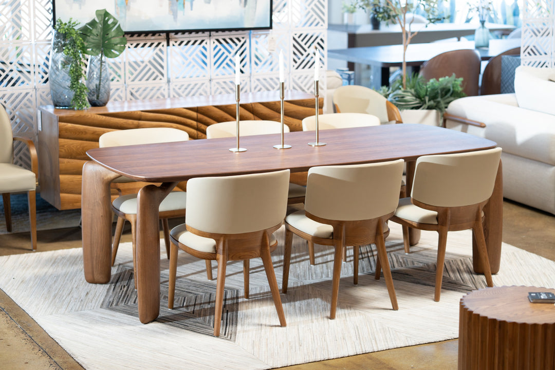 Michael - Mid-Century Modern Walnut Dining Table