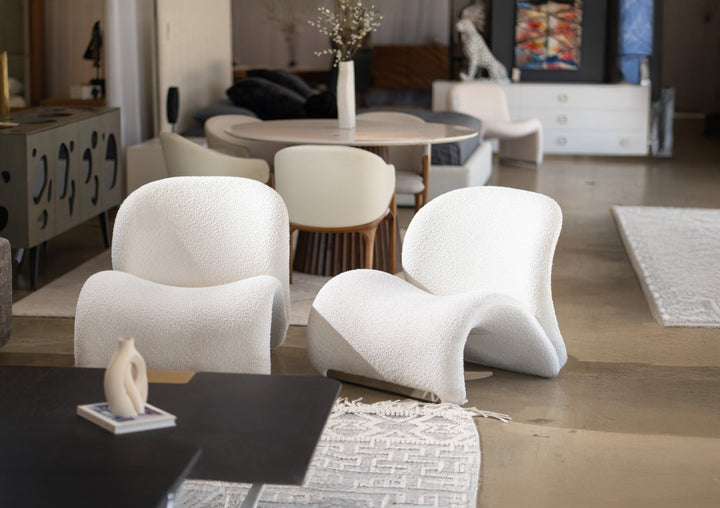Donovan Modern Accent White Chair