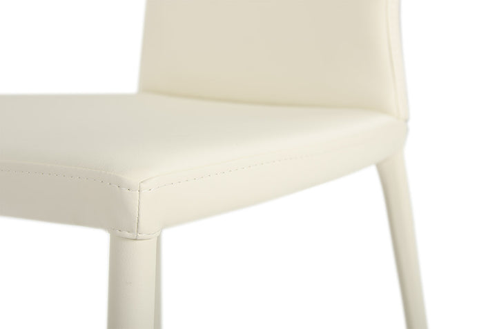 167CH - White Contemporary Modern Dining Chair (Set of 2)