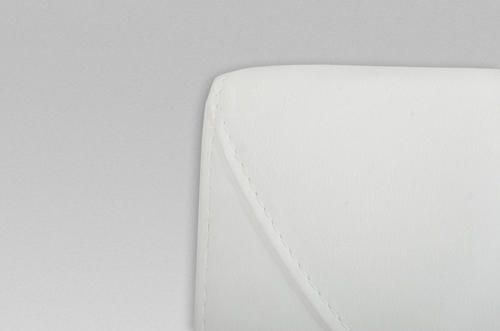 Misha - Modern White Leatherette Dining Chair
