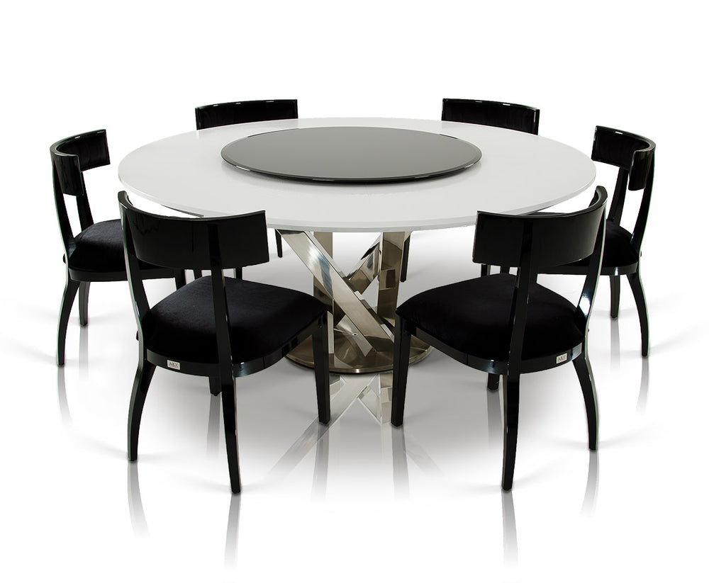 Alek - Modern Black Dining Chair (Set of 2)