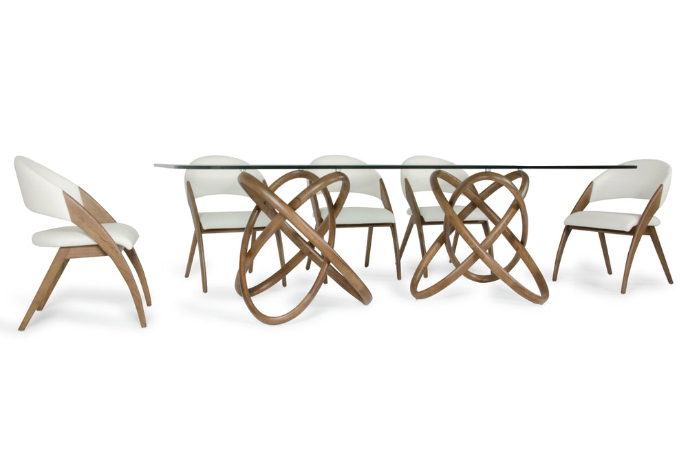 Mason & Lucas Modern Walnut Dining Set