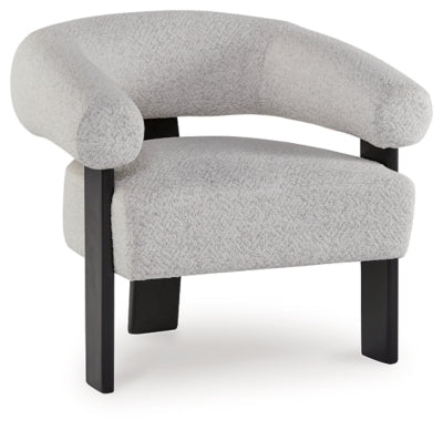 Dultish Accent Chair - White Accent Chair modern furniture Contempo Furniture