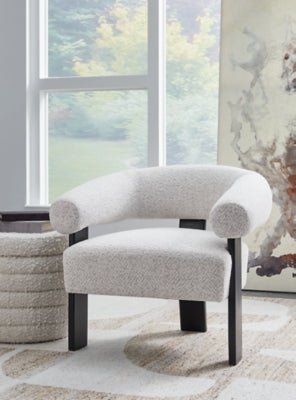 Dultish Accent Chair - White Accent Chair modern furniture Contempo Furniture