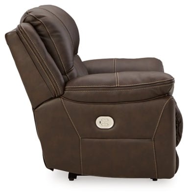 Dunleith Power Recliner - Dark Brown Reclining Chair modern furniture Contempo Furniture