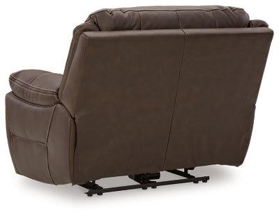 Dunleith Power Recliner - Dark Brown Reclining Chair modern furniture Contempo Furniture