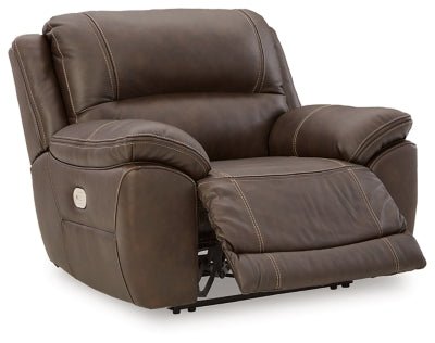 Dunleith Power Recliner - Dark Brown Reclining Chair modern furniture Contempo Furniture