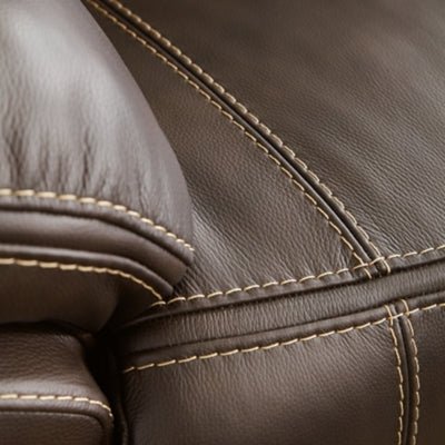 Dunleith Power Recliner - Dark Brown Reclining Chair modern furniture Contempo Furniture