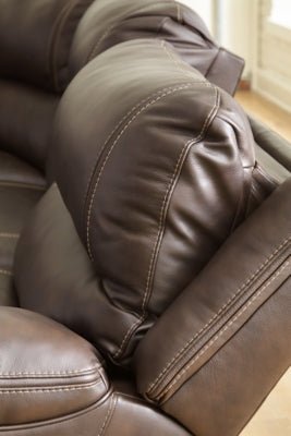 Dunleith Power Recliner - Dark Brown Reclining Chair modern furniture Contempo Furniture
