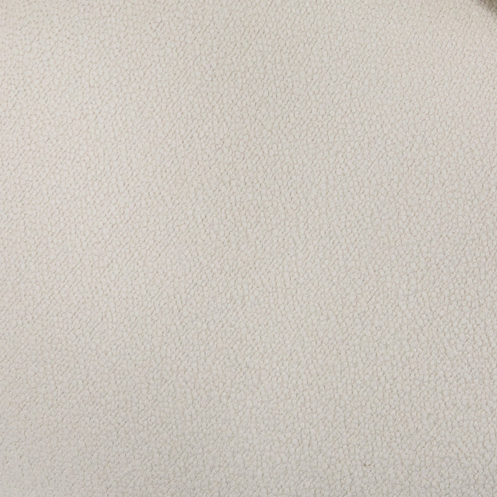 Duran - Contemporary White Fabric Loveseat Sofa