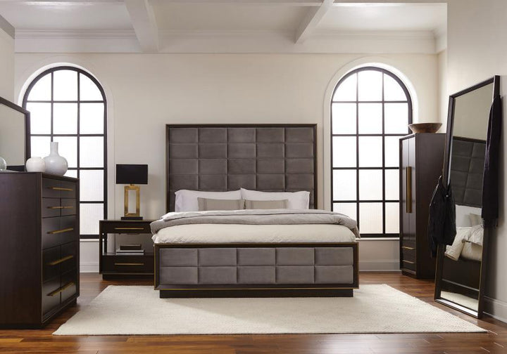 Durango - 2 - Drawer Nightstand - Smoked Peppercorn Accent Nightstand modern furniture Contempo Furniture