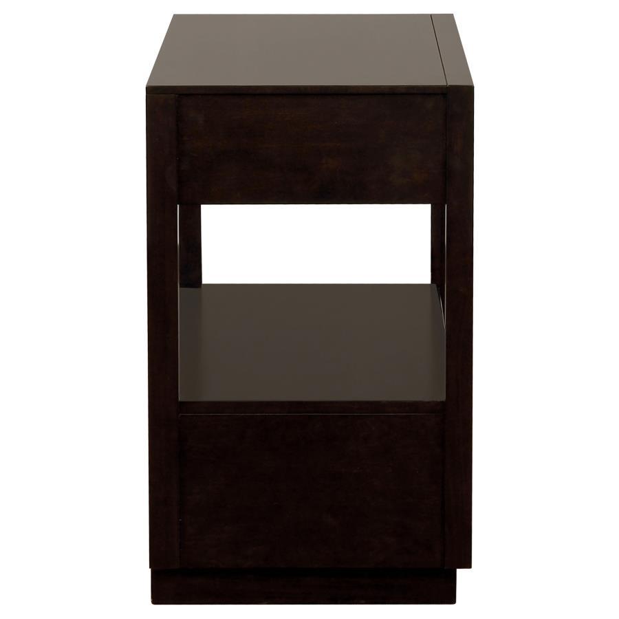 Durango - 2 - Drawer Nightstand - Smoked Peppercorn Accent Nightstand modern furniture Contempo Furniture