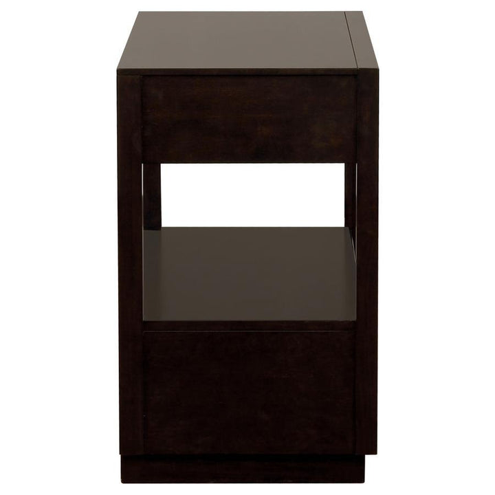 Durango - 2 - Drawer Nightstand - Smoked Peppercorn Accent Nightstand modern furniture Contempo Furniture