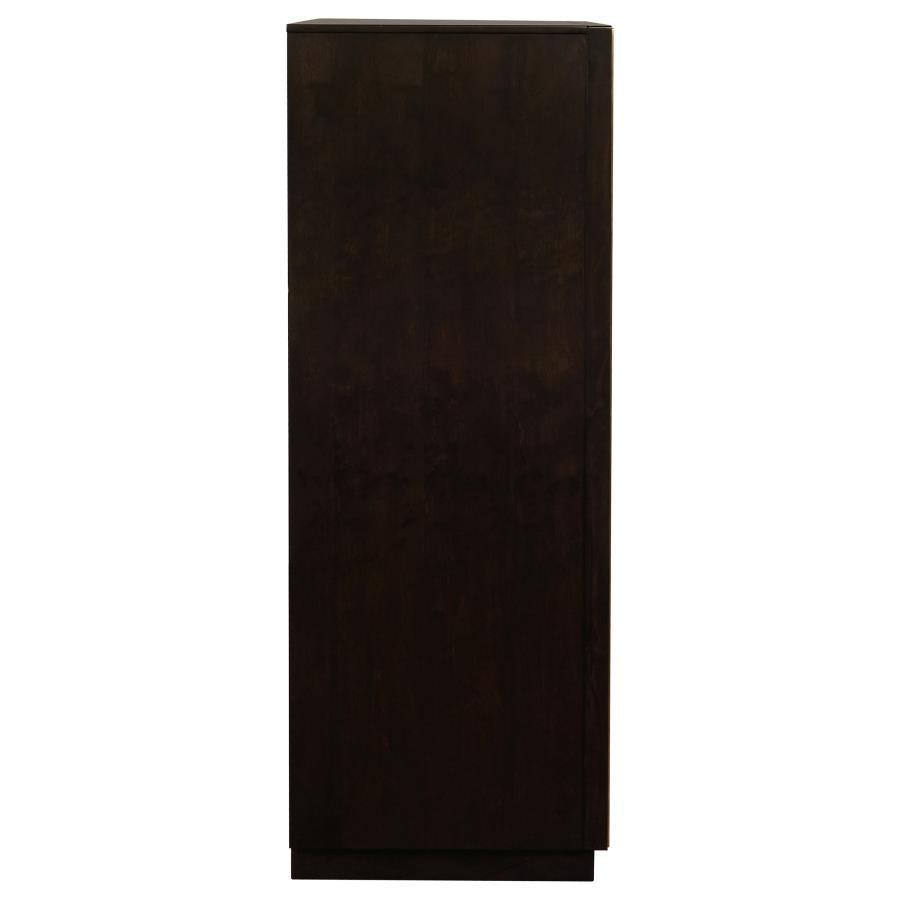 Durango - 5 - Drawer Bedroom Chest - Smoked Peppercorn Accent Chest modern furniture Contempo Furniture