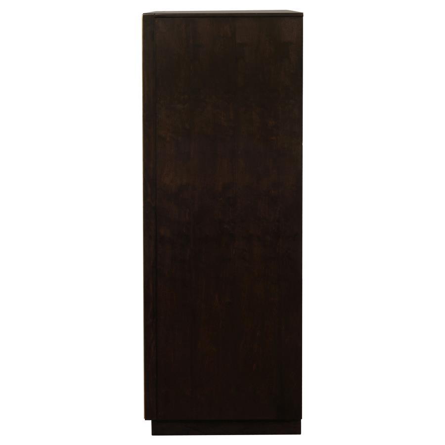 Durango - 5 - Drawer Bedroom Chest - Smoked Peppercorn Accent Chest modern furniture Contempo Furniture