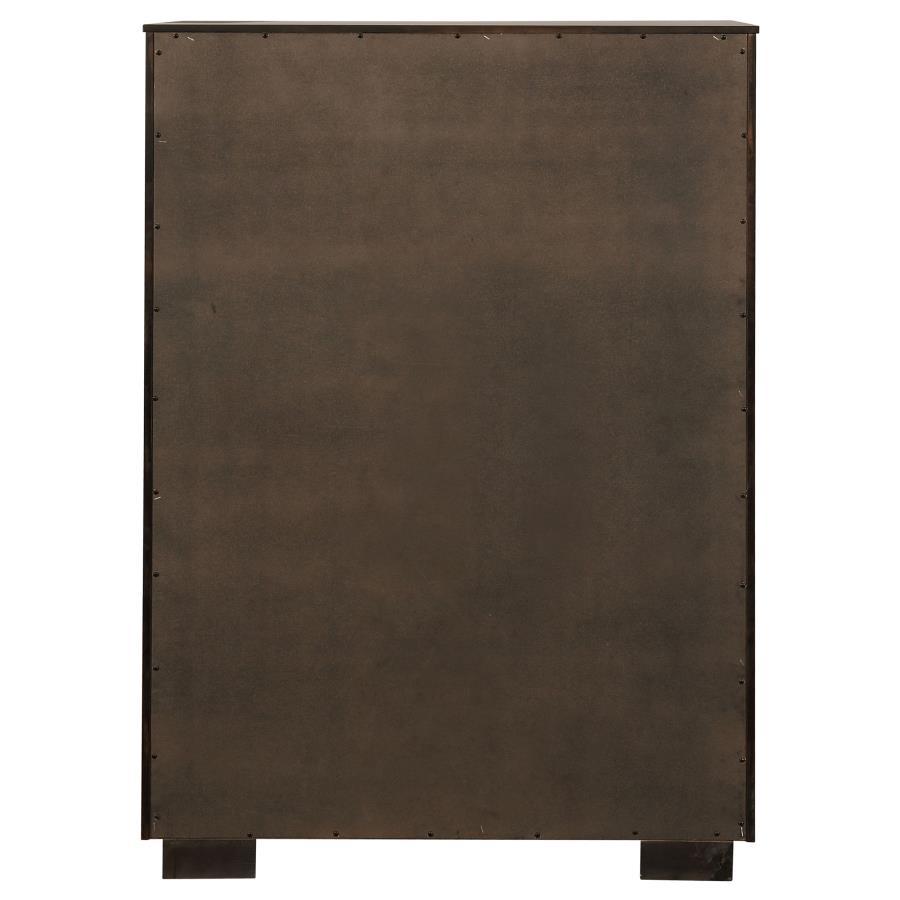 Durango - 5 - Drawer Bedroom Chest - Smoked Peppercorn Accent Chest modern furniture Contempo Furniture