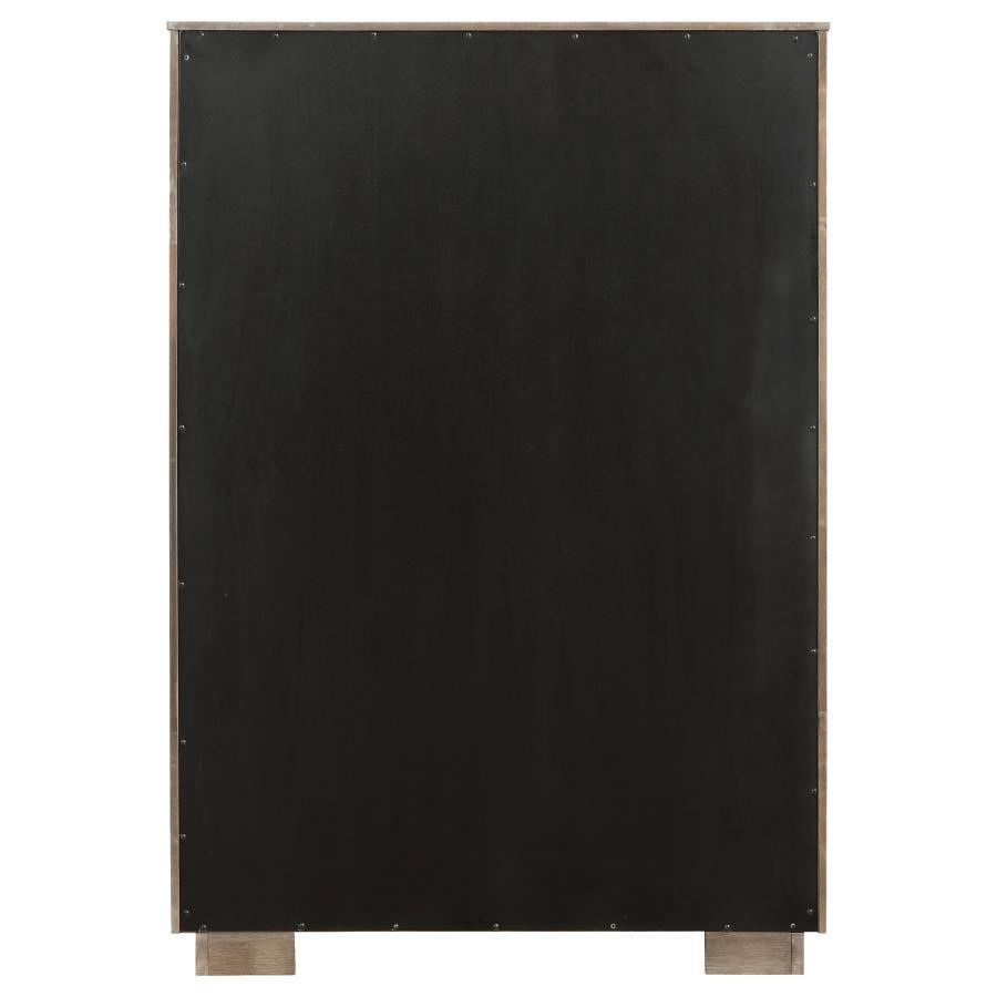 Durango - 5 - Drawer Bedroom Chest - Washed Oak Accent Chest modern furniture Contempo Furniture