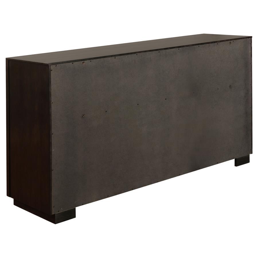 Durango - 8 - Drawer Dresser - Smoked Peppercorn Dressers modern furniture Contempo Furniture