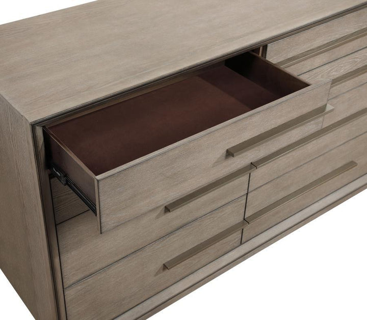 Durango - 8 - Drawer Dresser - Washed Oak Dressers modern furniture Contempo Furniture