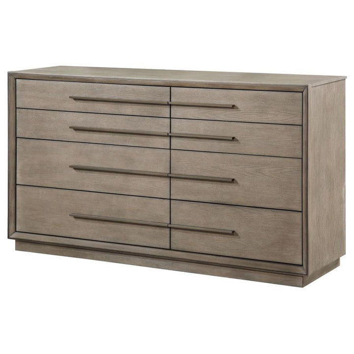 Durango - 8 - Drawer Dresser - Washed Oak Dressers modern furniture Contempo Furniture