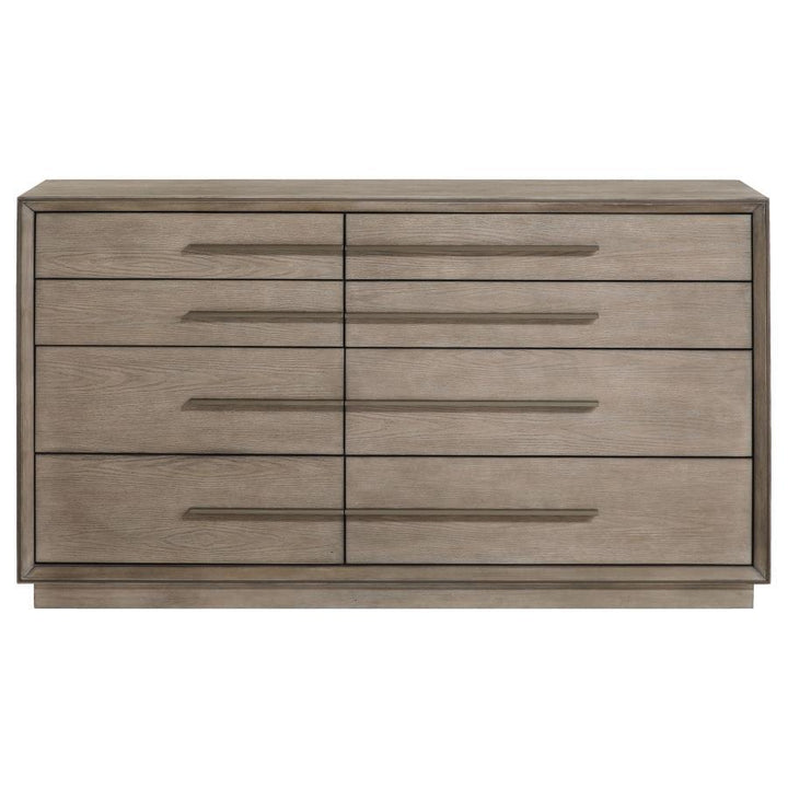 Durango - 8 - Drawer Dresser - Washed Oak Dressers modern furniture Contempo Furniture