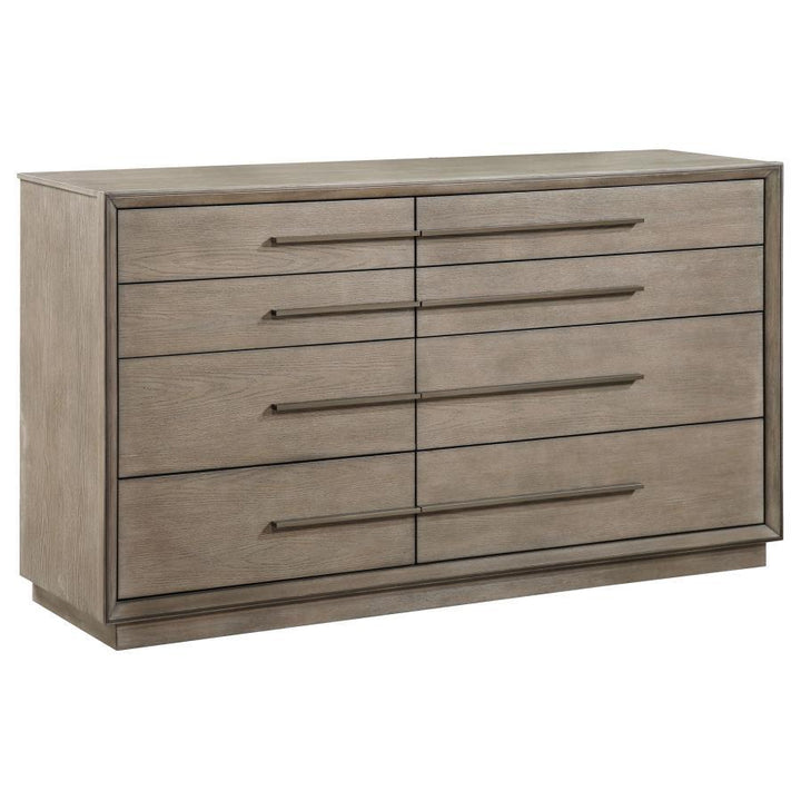Durango - 8 - Drawer Dresser - Washed Oak Dressers modern furniture Contempo Furniture