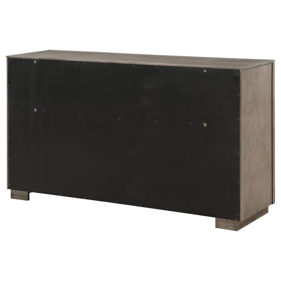 Durango - 8 - Drawer Dresser - Washed Oak Dressers modern furniture Contempo Furniture
