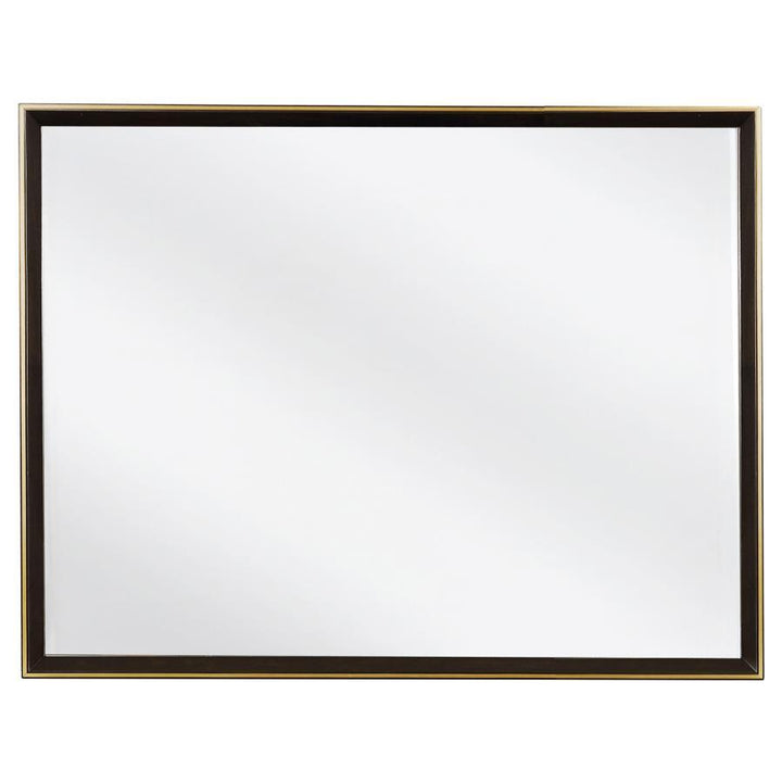Durango - Dresser Mirror - Smoked Peppercorn Mirror modern furniture Contempo Furniture