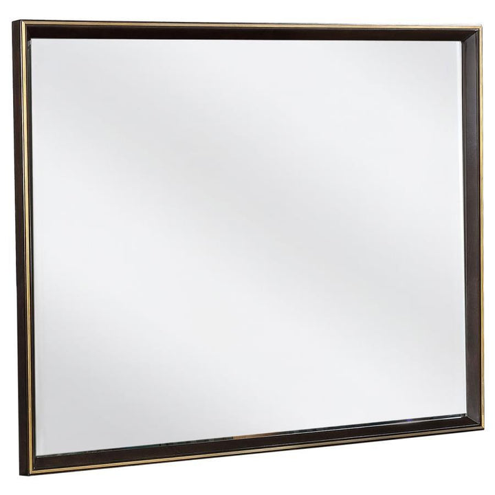 Durango - Dresser Mirror - Smoked Peppercorn Mirror modern furniture Contempo Furniture