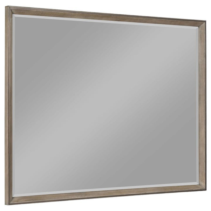 Durango - Dresser Mirror - Washed Oak Mirror modern furniture Contempo Furniture