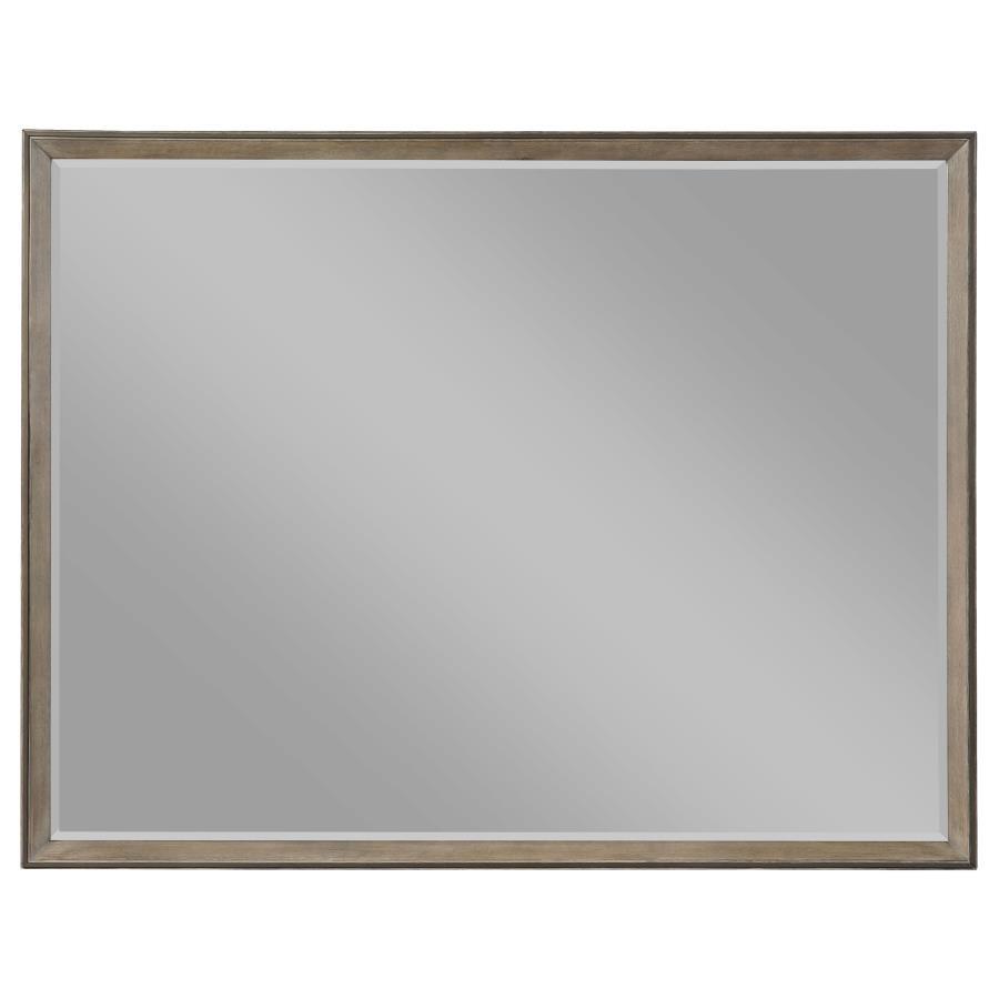 Durango - Dresser Mirror - Washed Oak Mirror modern furniture Contempo Furniture
