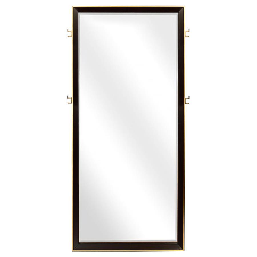 Durango - Standing Floor Mirror - Smoked Peppercorn Floor Mirror modern furniture Contempo Furniture