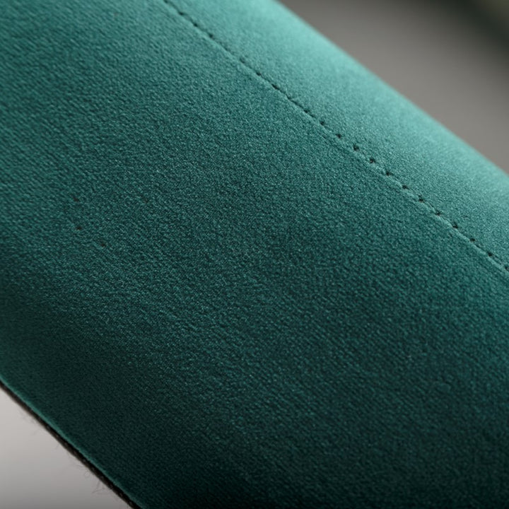 Durango Modern Green Fabric  and  Walnut Bed