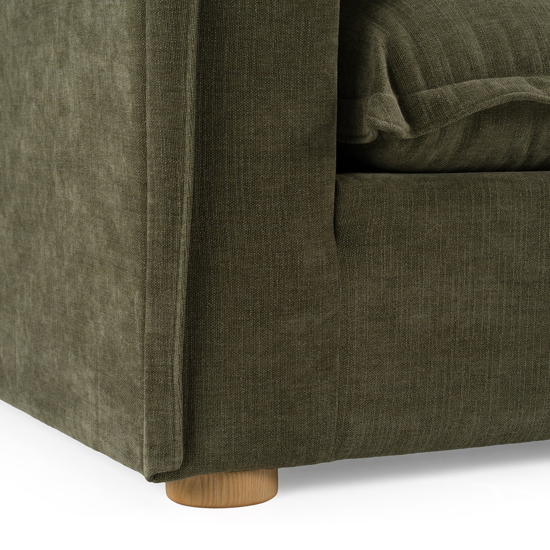 Durbin - Modern Green Fabric Sofa