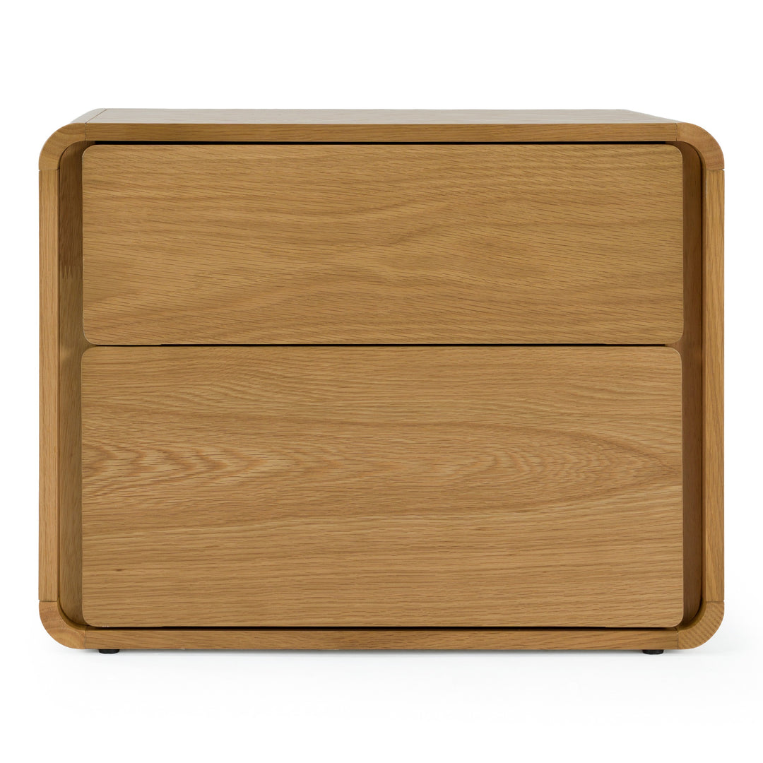 Dustin - Modern Natural Oak Nightstand