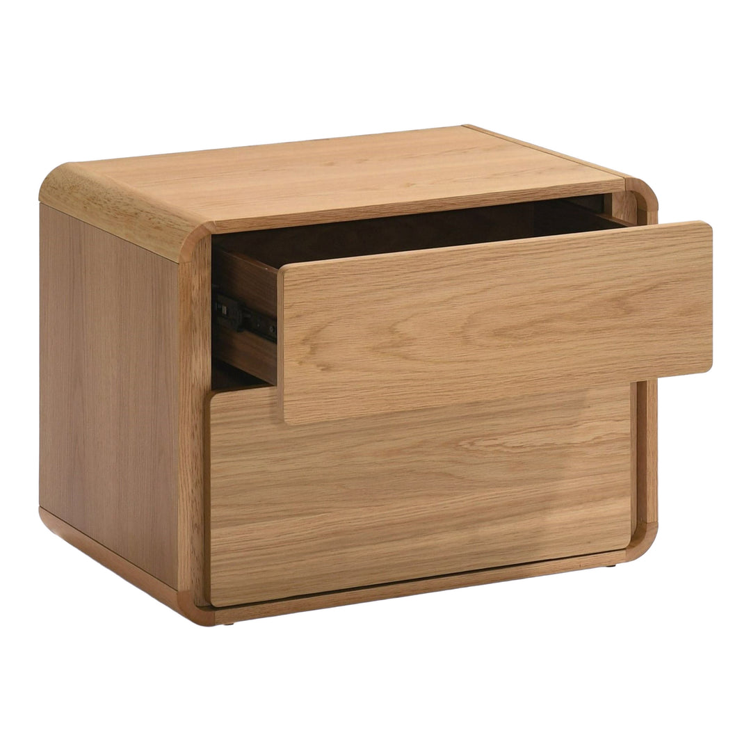 Dustin - Modern Natural Oak Nightstand